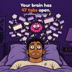 Your brain has 47 tabs open. Let bedtime feel easier.